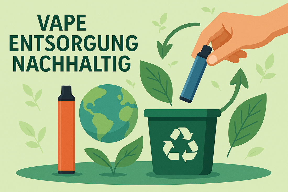 Vape-Entsorgung richtig gemacht – Nachhaltigkeit beim Dampfen