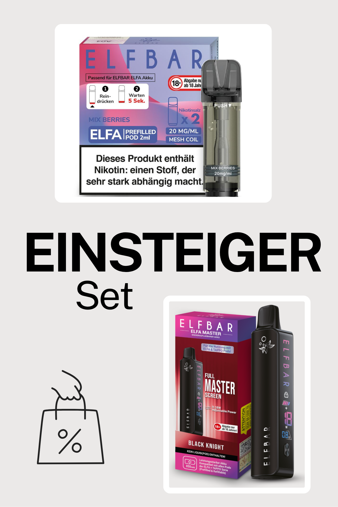 Elfbar angebot mit Pod nach wahl