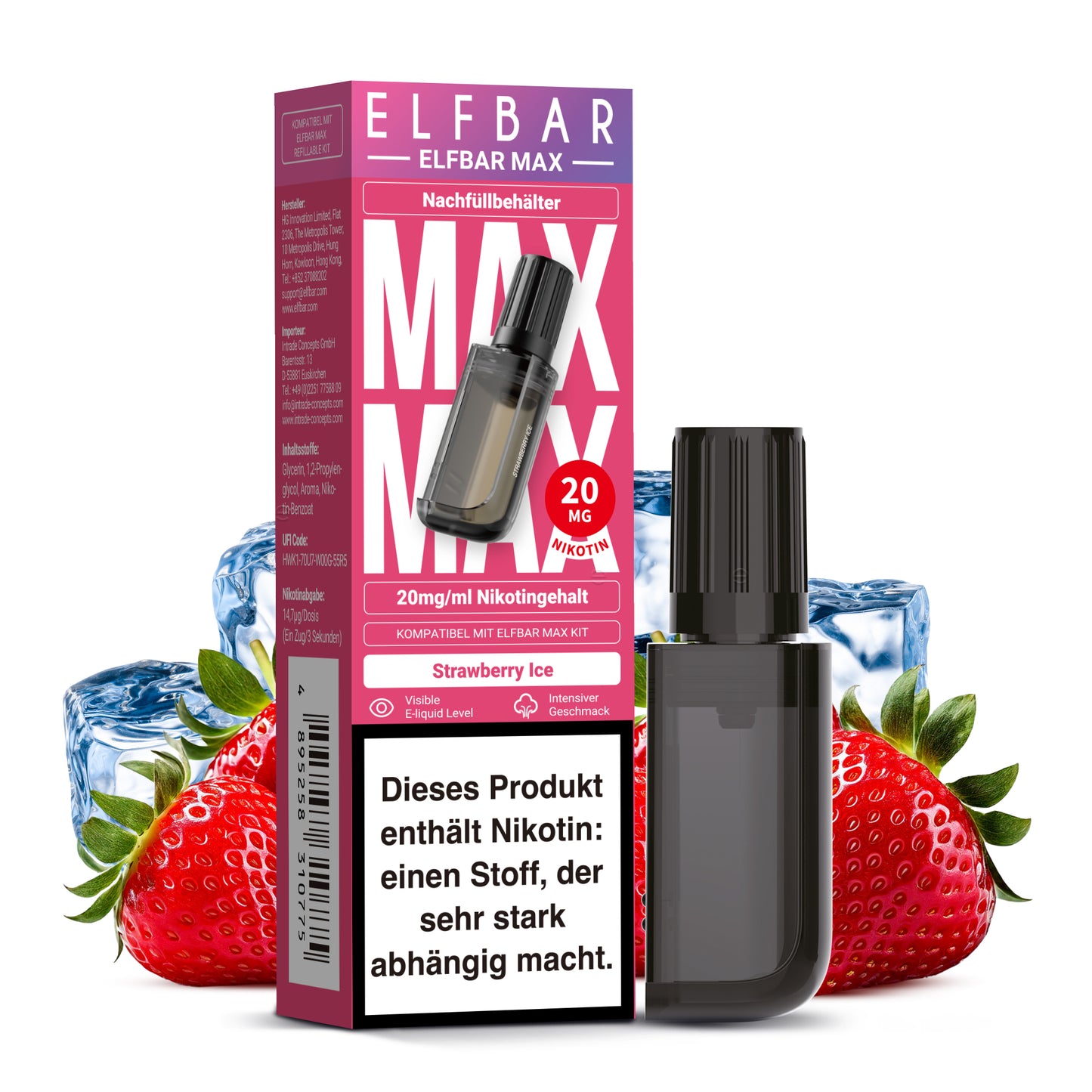 ELFBAR MAX Pod – Bis zu 6000 Züge | Intensiver Geschmack & Langanhaltender Dampfgenuss